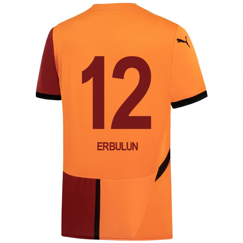 Kinder Helin Erbulun #12 Gelb Rot Heimtrikot Trikot 2024/25 T-Shirt Österreich