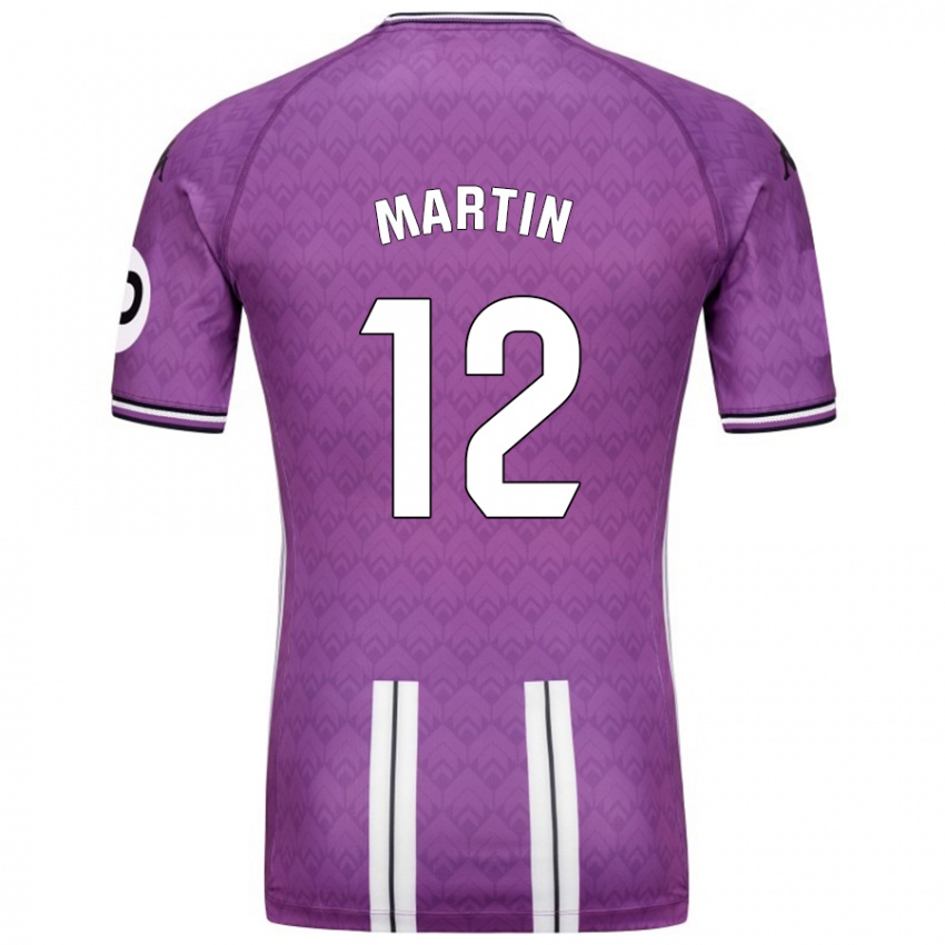 Kinder Mario Martin #12 Violett Weiß Heimtrikot Trikot 2024/25 T-Shirt Österreich