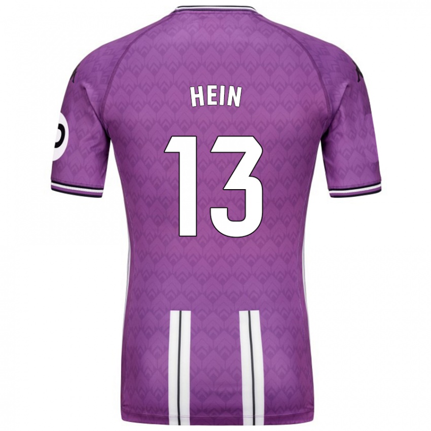 Kinder Karl Hein #13 Violett Weiß Heimtrikot Trikot 2024/25 T-Shirt Österreich