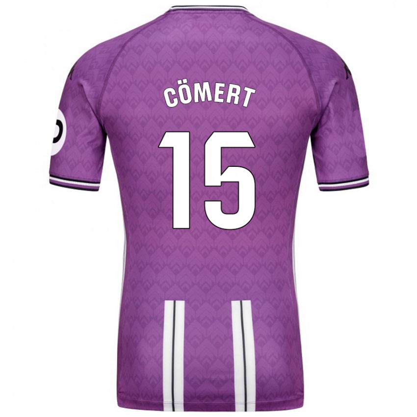 Kinder Eray Cömert #15 Violett Weiß Heimtrikot Trikot 2024/25 T-Shirt Österreich