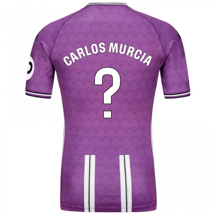 Kinder Juan Carlos Murcia #0 Violett Weiß Heimtrikot Trikot 2024/25 T-Shirt Österreich