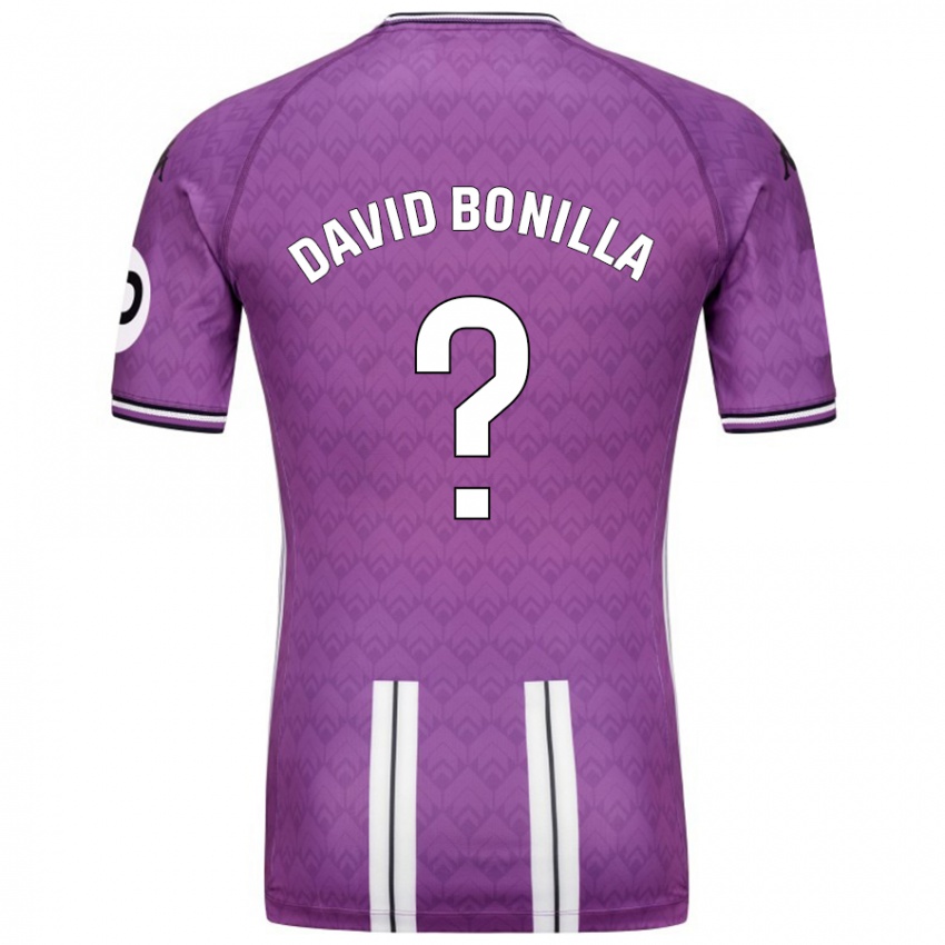 Kinder Juan David Bonilla #0 Violett Weiß Heimtrikot Trikot 2024/25 T-Shirt Österreich