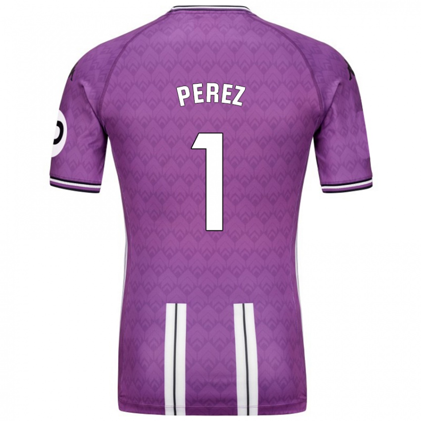 Kinder Fer Pérez #1 Violett Weiß Heimtrikot Trikot 2024/25 T-Shirt Österreich