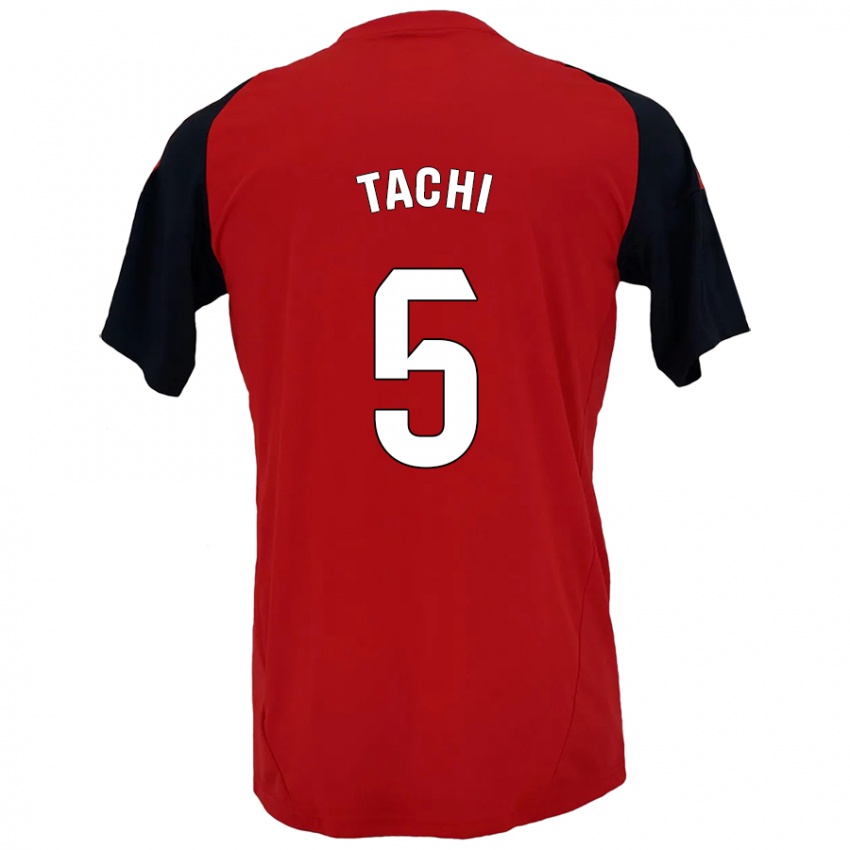 Kinder Tachi #5 Rot Schwarz Heimtrikot Trikot 2024/25 T-Shirt Österreich