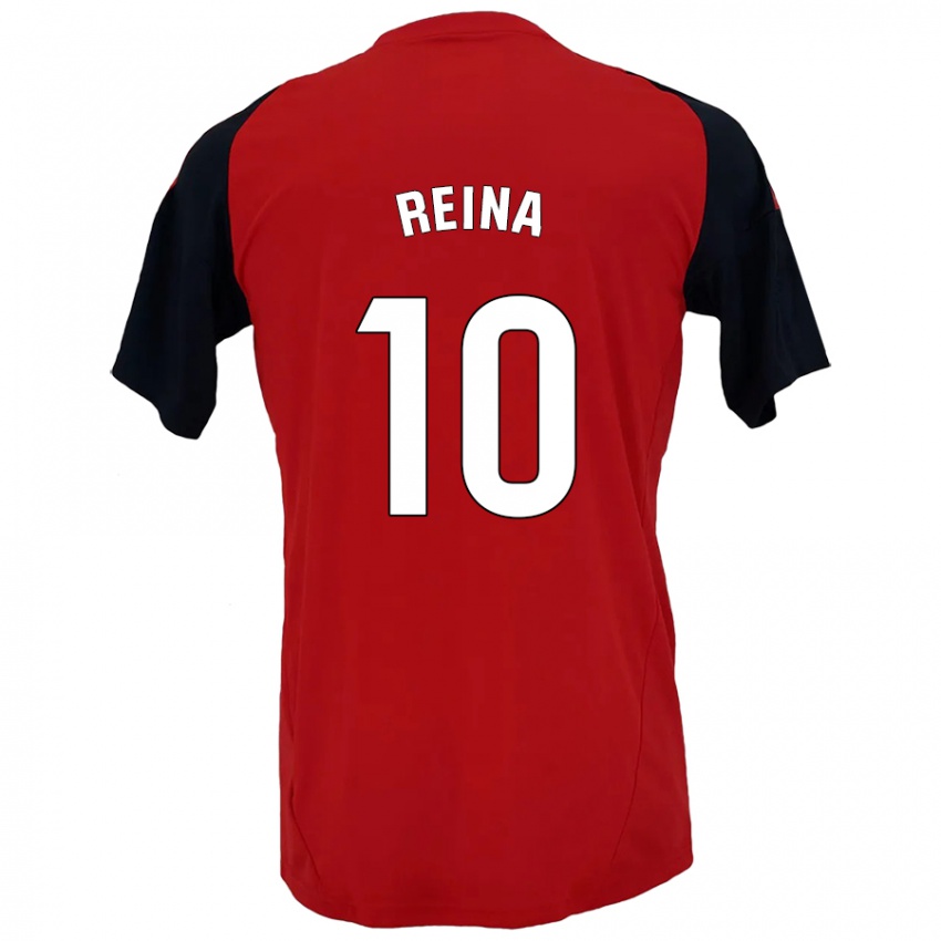 Kinder Alberto Reina #10 Rot Schwarz Heimtrikot Trikot 2024/25 T-Shirt Österreich