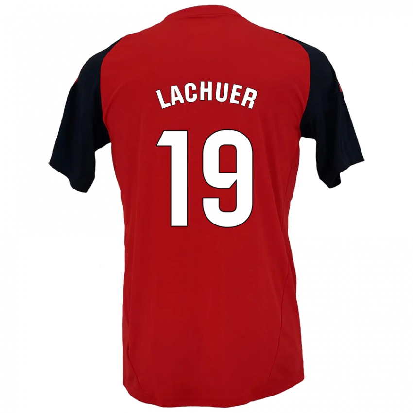 Kinder Mathis Lachuer #19 Rot Schwarz Heimtrikot Trikot 2024/25 T-Shirt Österreich