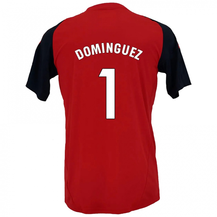 Kinder Iago Domínguez #1 Rot Schwarz Heimtrikot Trikot 2024/25 T-Shirt Österreich