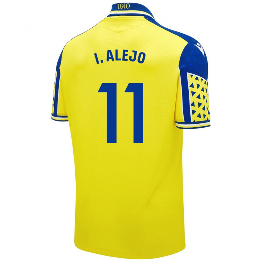 Kinder Iván Alejo #11 Gelb Blau Heimtrikot Trikot 2024/25 T-Shirt Österreich