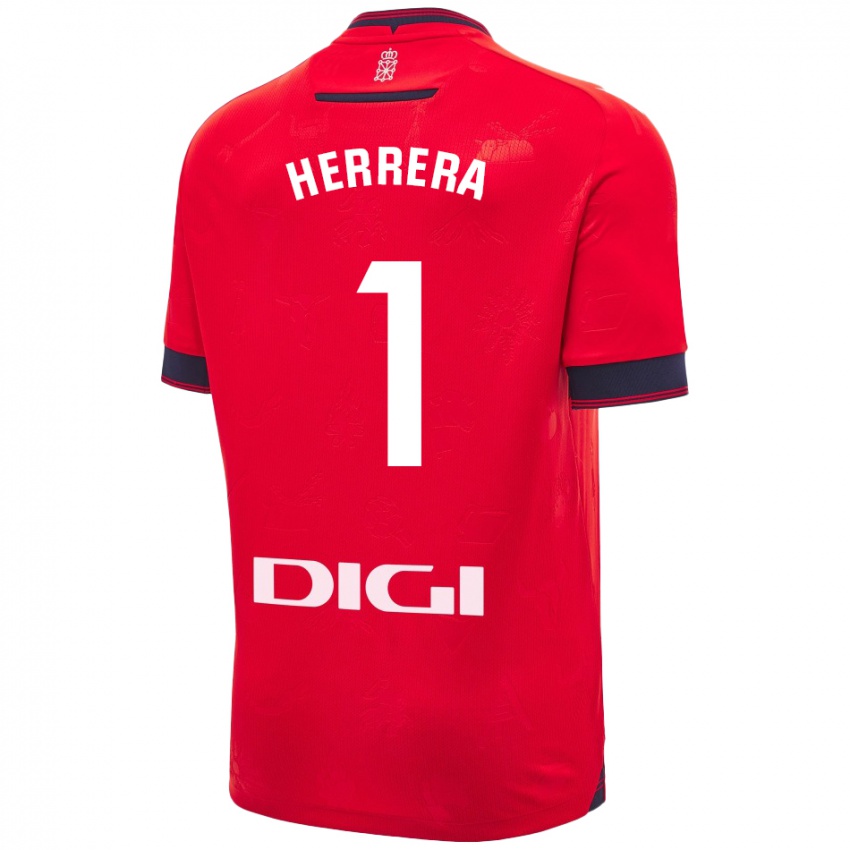 Kinder Sergio Herrera #1 Rot Weiß Heimtrikot Trikot 2024/25 T-Shirt Österreich