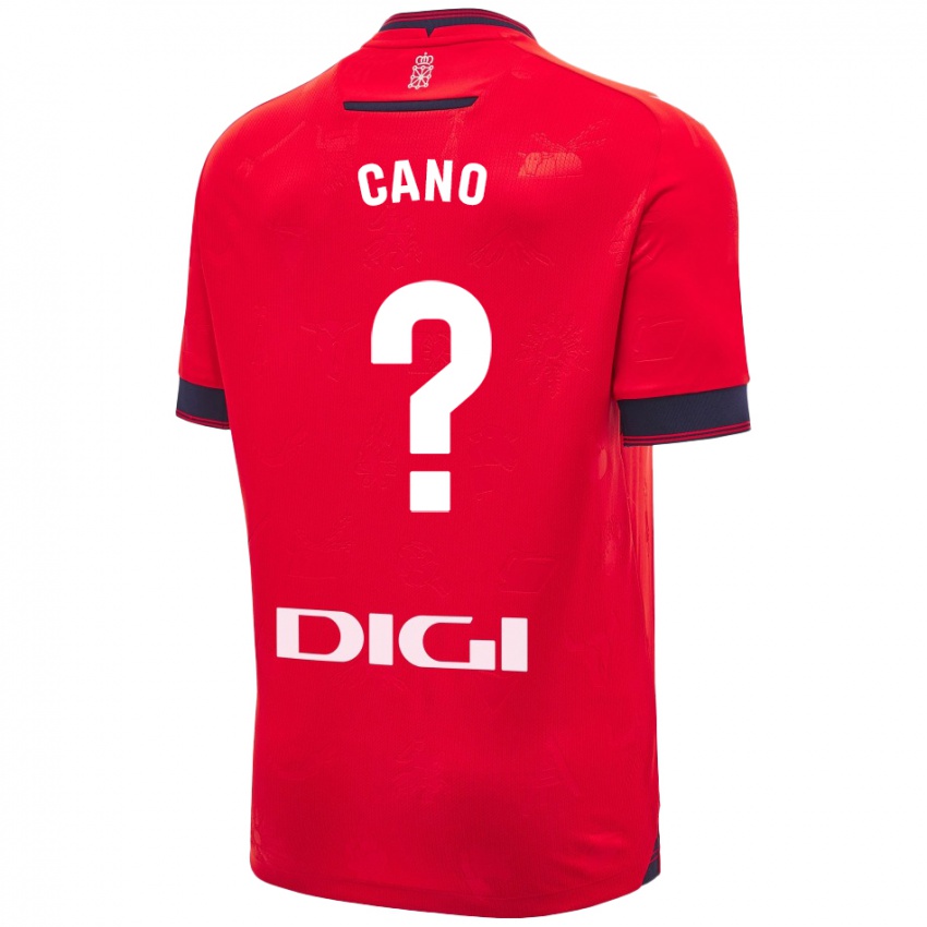 Kinder Javi Caño #0 Rot Weiß Heimtrikot Trikot 2024/25 T-Shirt Österreich