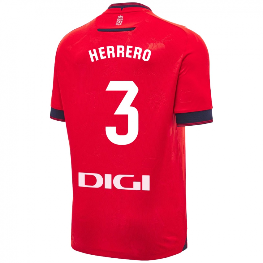 Kinder Toni Herrero #3 Rot Weiß Heimtrikot Trikot 2024/25 T-Shirt Österreich