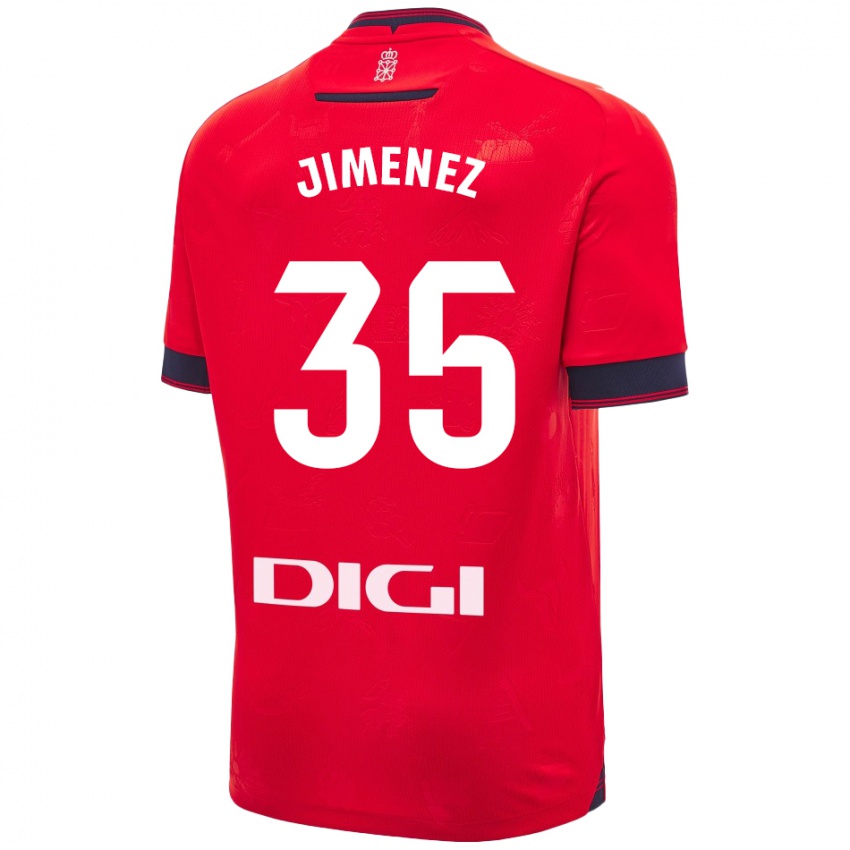 Kinder Álex Jimenez #35 Rot Weiß Heimtrikot Trikot 2024/25 T-Shirt Österreich