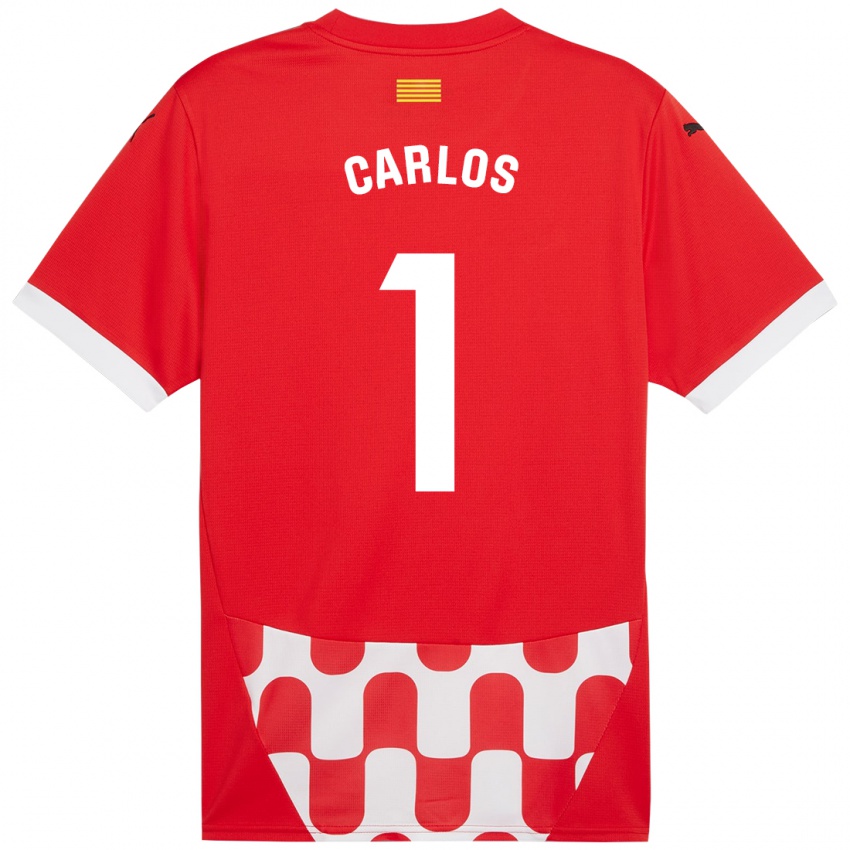 Kinder Juan Carlos #1 Rot Weiß Heimtrikot Trikot 2024/25 T-Shirt Österreich