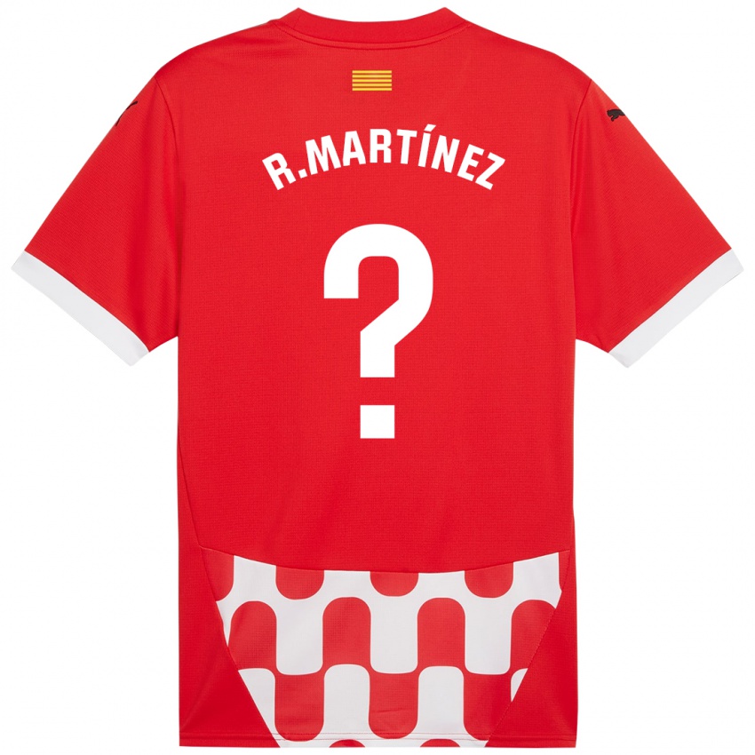 Kinder Raúl Martínez #0 Rot Weiß Heimtrikot Trikot 2024/25 T-Shirt Österreich