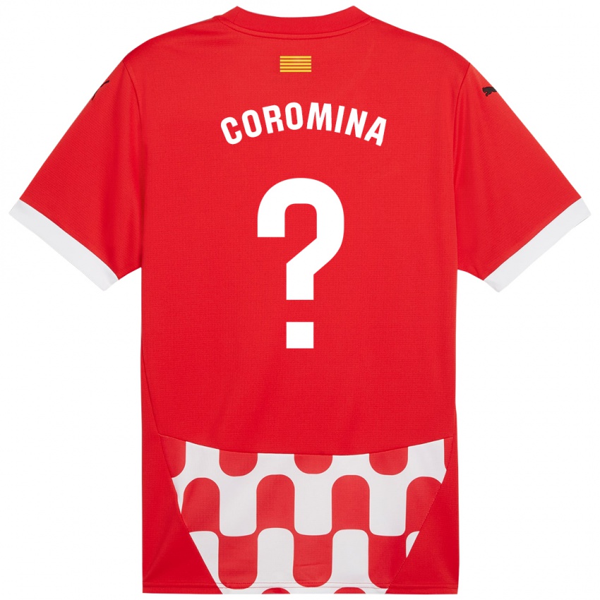 Kinder Arnau Coromina #0 Rot Weiß Heimtrikot Trikot 2024/25 T-Shirt Österreich