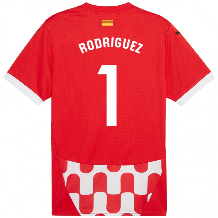 Kinder Maria Rodríguez #1 Rot Weiß Heimtrikot Trikot 2024/25 T-Shirt Österreich