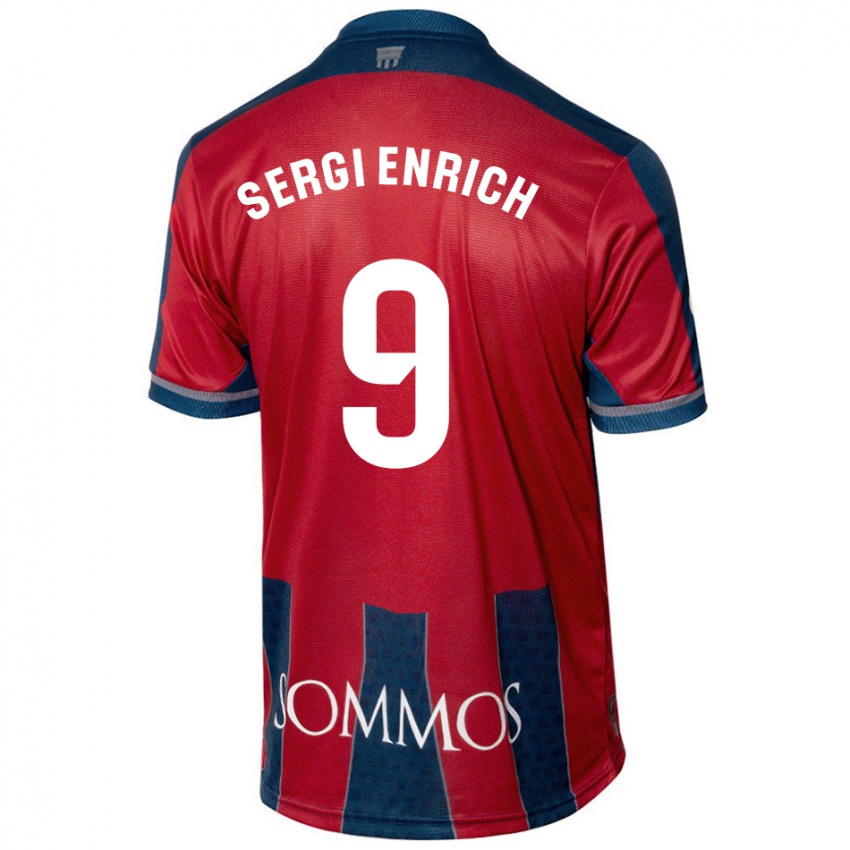 Kinder Sergi Enrich #9 Rot Blau Heimtrikot Trikot 2024/25 T-Shirt Österreich