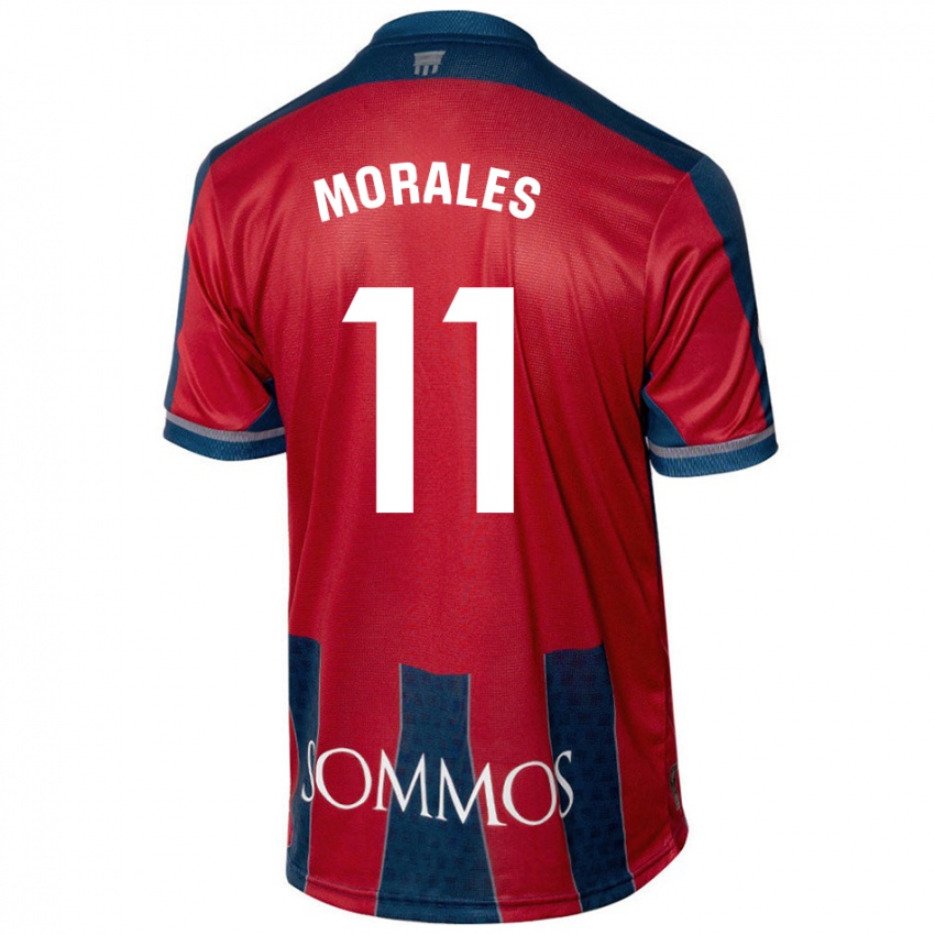 Kinder Carolina Morales #11 Rot Blau Heimtrikot Trikot 2024/25 T-Shirt Österreich