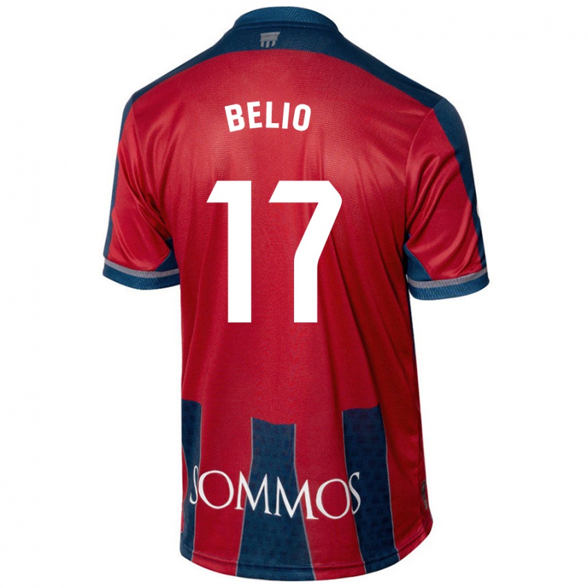 Kinder Marta Belio #17 Rot Blau Heimtrikot Trikot 2024/25 T-Shirt Österreich