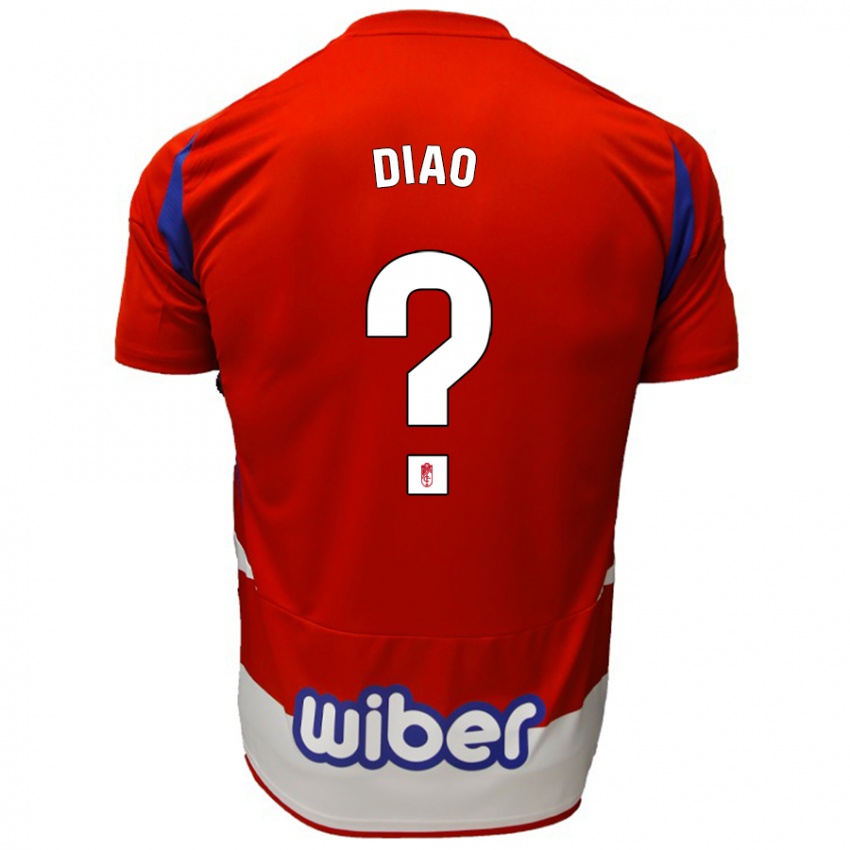 Kinder Siren Diao #0 Rot Weiß Blau Heimtrikot Trikot 2024/25 T-Shirt Österreich