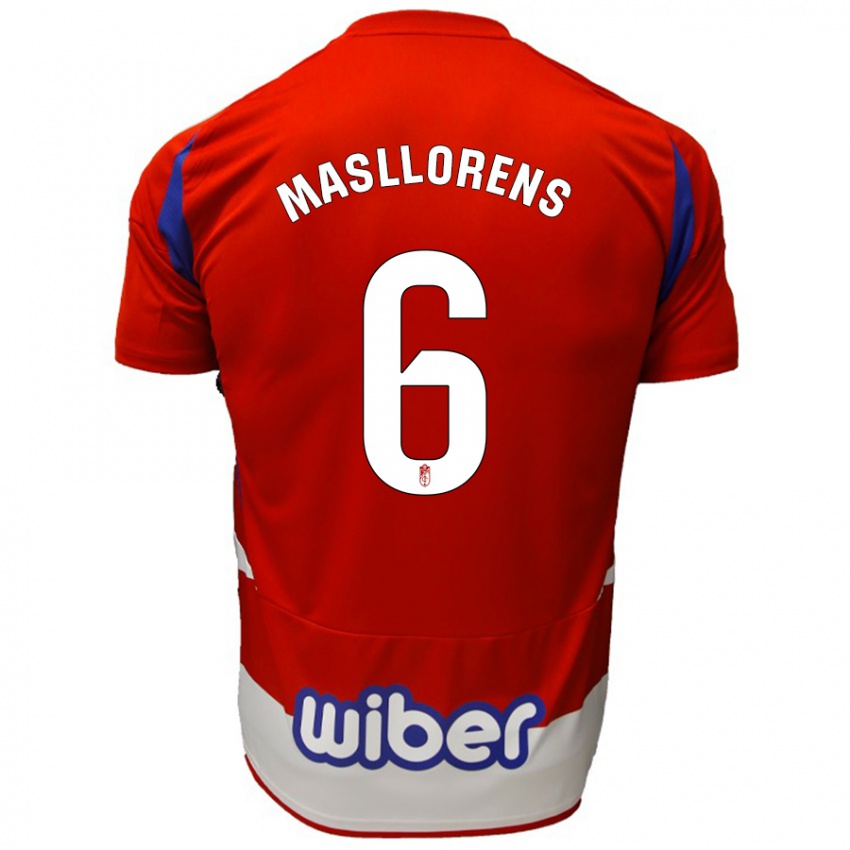 Kinder José Masllorens #6 Rot Weiß Blau Heimtrikot Trikot 2024/25 T-Shirt Österreich