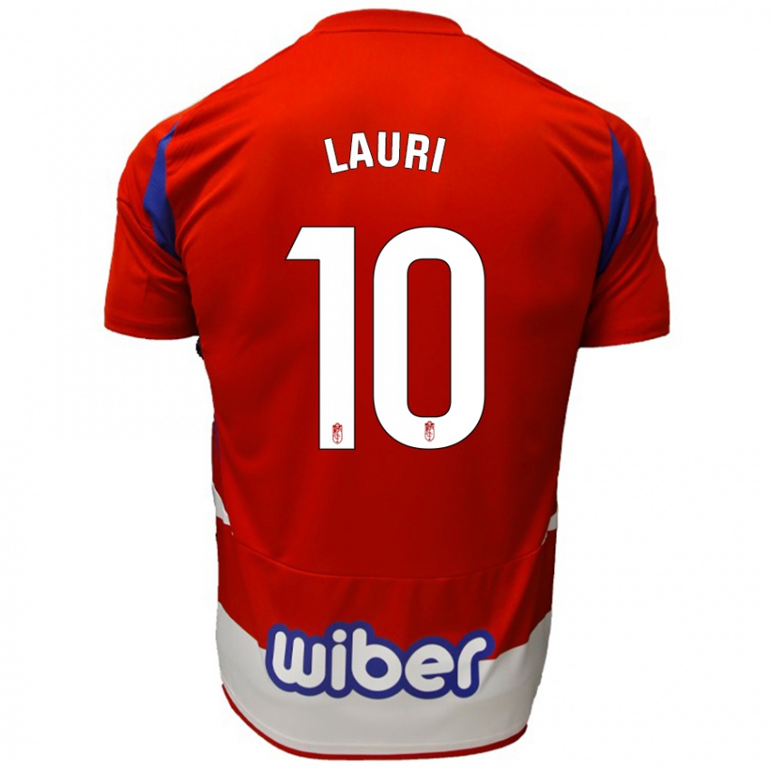 Kinder Lauri #10 Rot Weiß Blau Heimtrikot Trikot 2024/25 T-Shirt Österreich