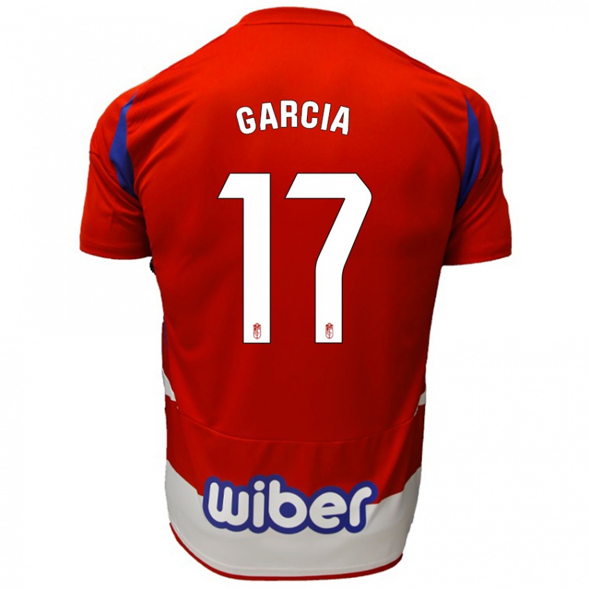 Kinder Naima García #17 Rot Weiß Blau Heimtrikot Trikot 2024/25 T-Shirt Österreich