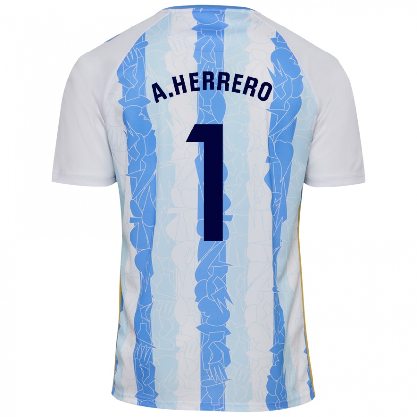 Kinder Alfonso Herrero #1 Weiß Blau Heimtrikot Trikot 2024/25 T-Shirt Österreich