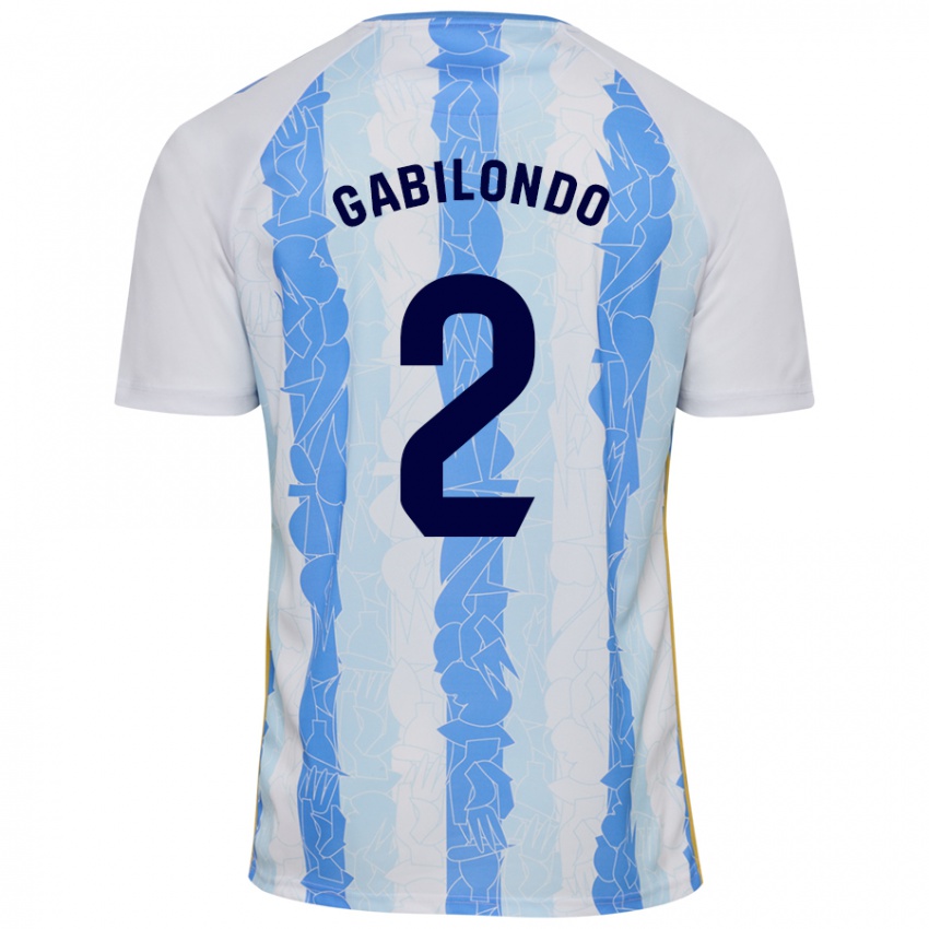 Kinder Jokin Gabilondo #2 Weiß Blau Heimtrikot Trikot 2024/25 T-Shirt Österreich