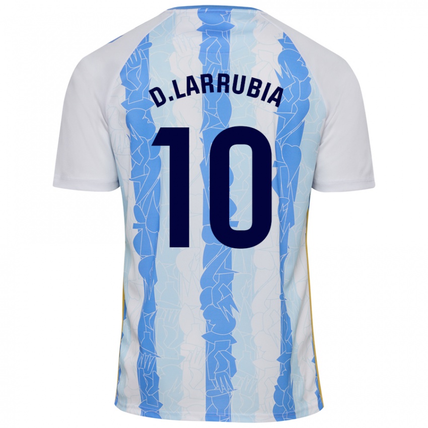 Kinder David Larrubia #10 Weiß Blau Heimtrikot Trikot 2024/25 T-Shirt Österreich