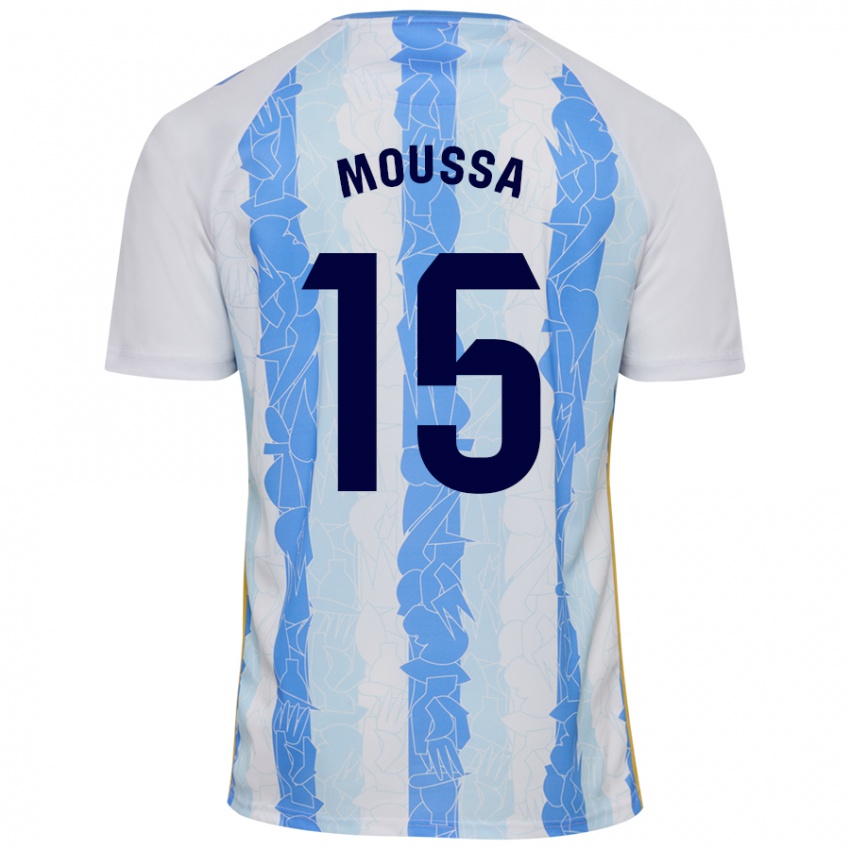 Kinder Moussa Diarra #15 Weiß Blau Heimtrikot Trikot 2024/25 T-Shirt Österreich