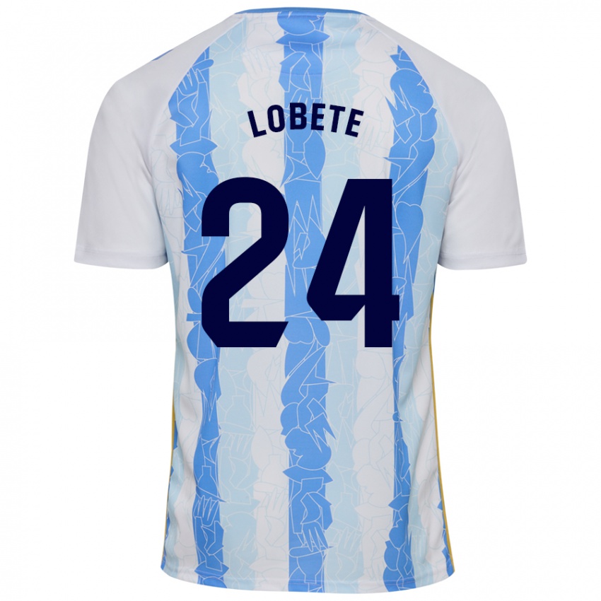 Kinder Julen Lobete #24 Weiß Blau Heimtrikot Trikot 2024/25 T-Shirt Österreich