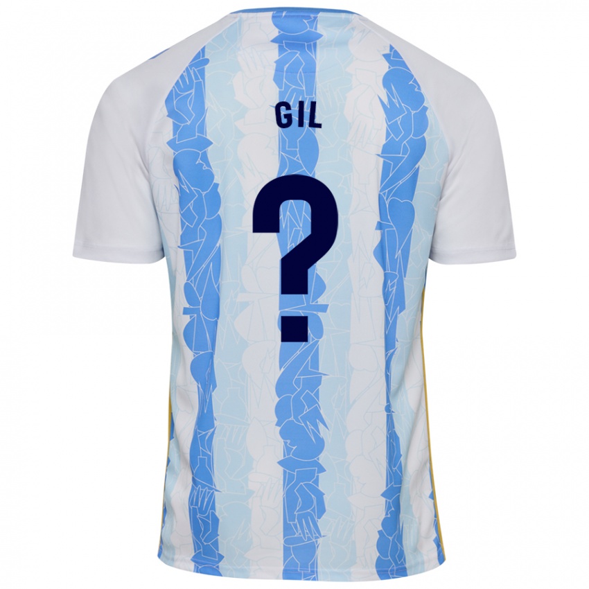 Kinder José Gil #0 Weiß Blau Heimtrikot Trikot 2024/25 T-Shirt Österreich