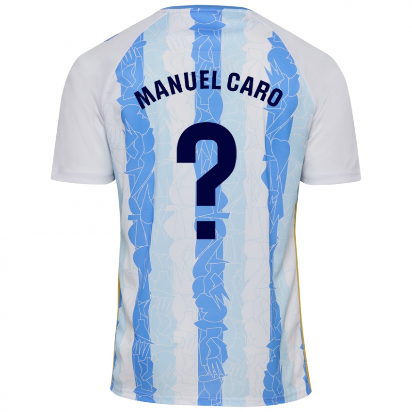 Kinder José Manuel Caro #0 Weiß Blau Heimtrikot Trikot 2024/25 T-Shirt Österreich