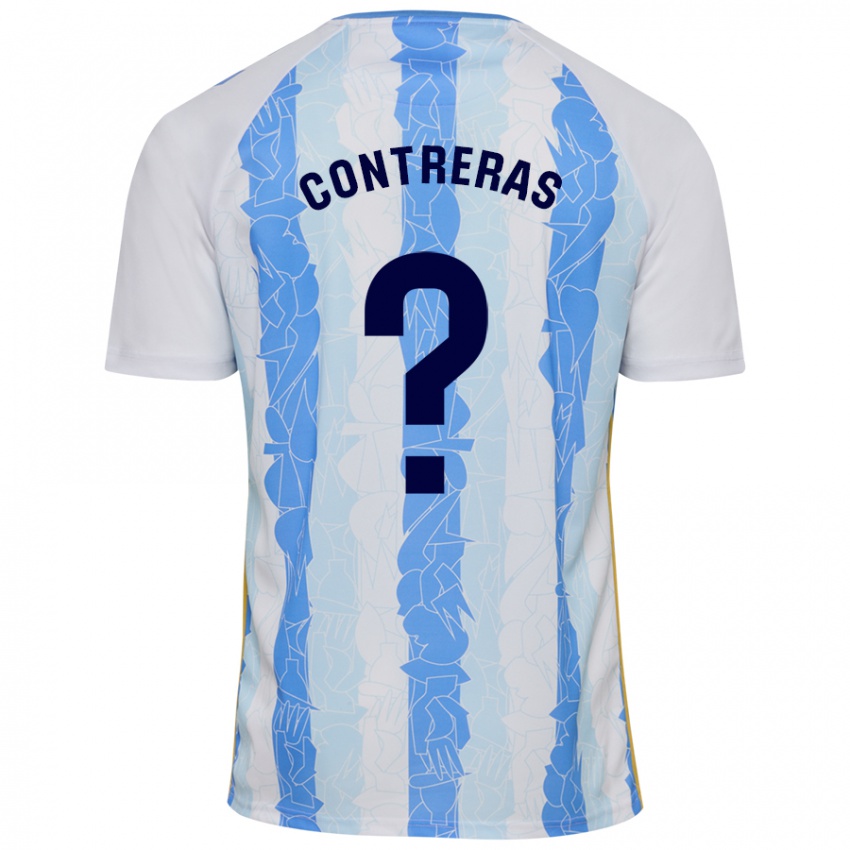 Kinder Ale Contreras #0 Weiß Blau Heimtrikot Trikot 2024/25 T-Shirt Österreich