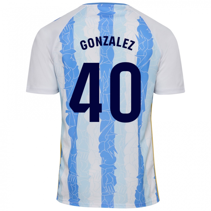 Kinder Carol González #40 Weiß Blau Heimtrikot Trikot 2024/25 T-Shirt Österreich