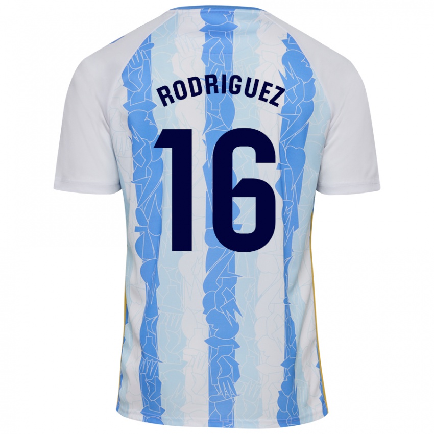 Kinder Genaro Rodríguez #16 Weiß Blau Heimtrikot Trikot 2024/25 T-Shirt Österreich