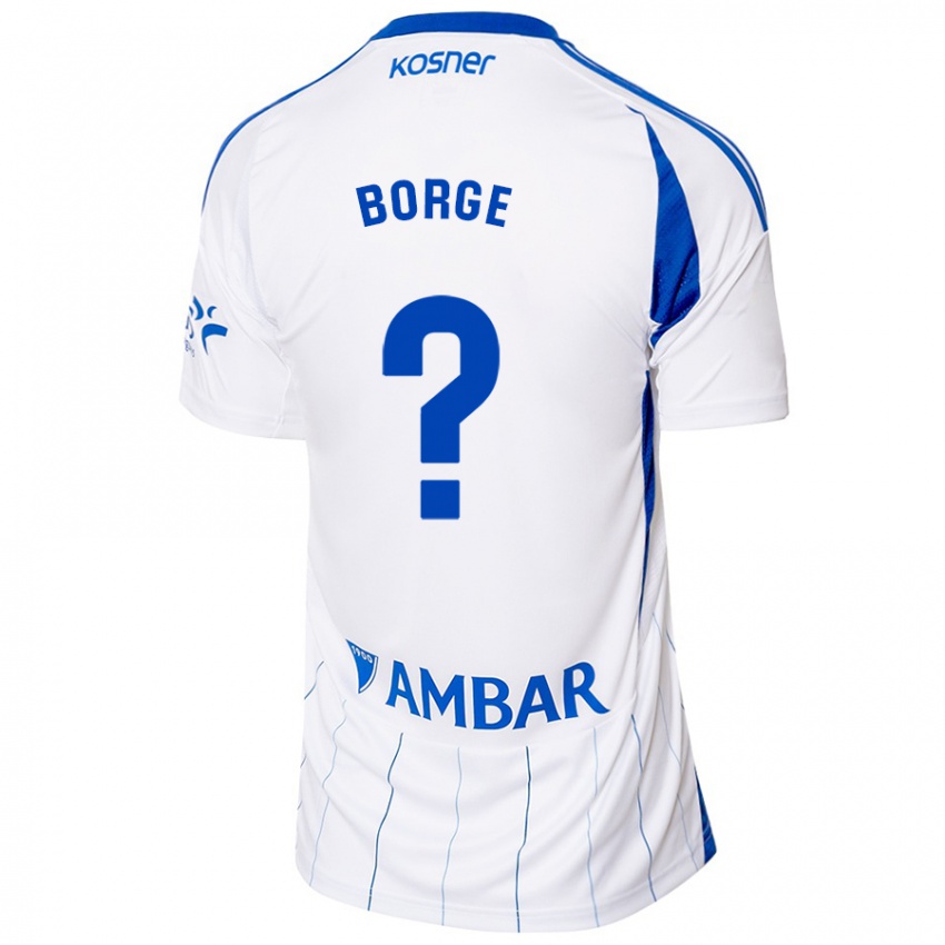 Kinder Andrés Borge #0 Rot Weiß Heimtrikot Trikot 2024/25 T-Shirt Österreich