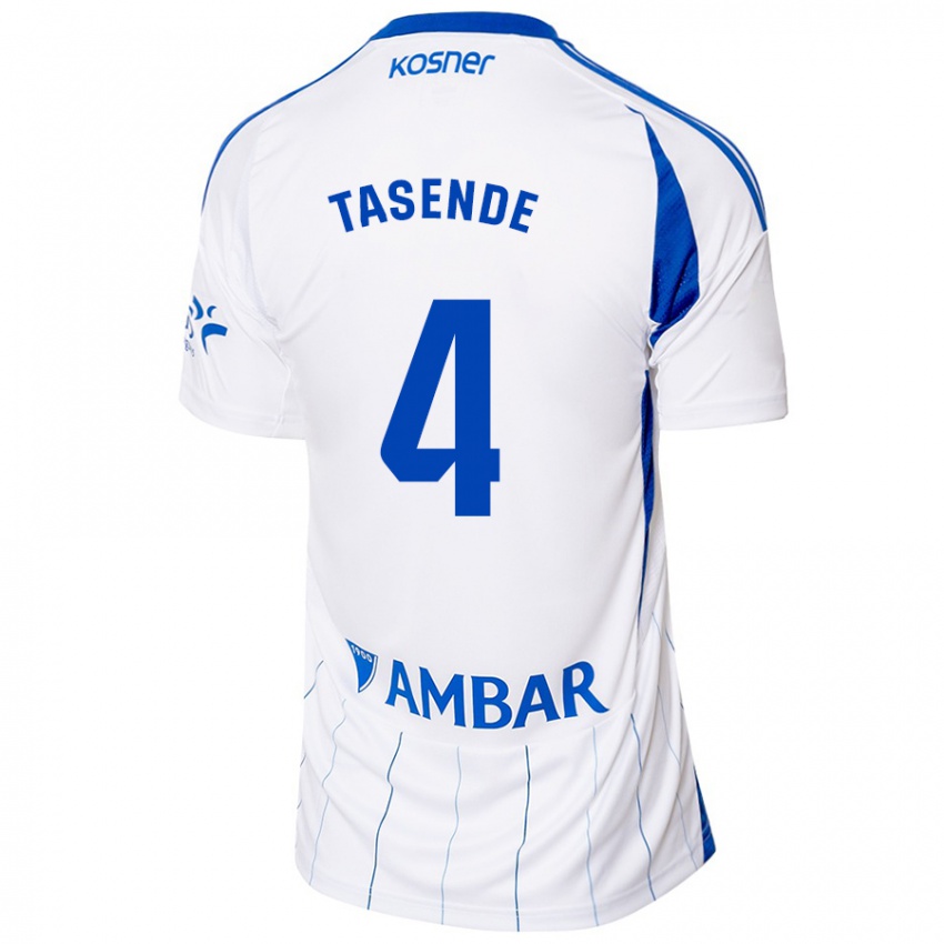 Kinder Dani Tasende #4 Rot Weiß Heimtrikot Trikot 2024/25 T-Shirt Österreich