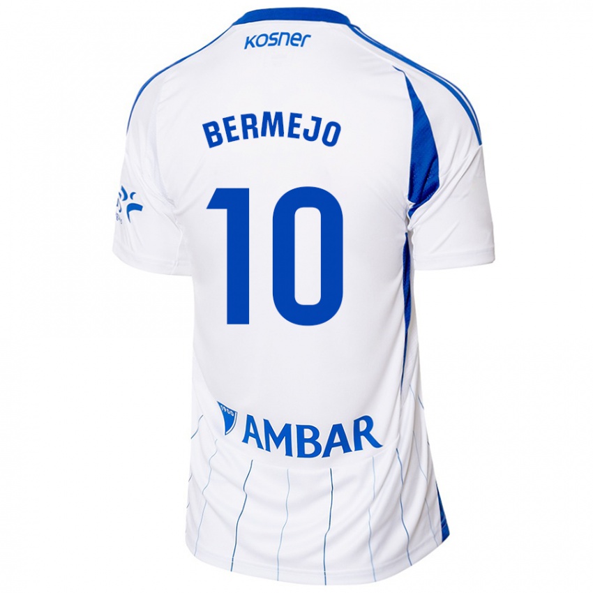 Kinder Sergio Bermejo #10 Rot Weiß Heimtrikot Trikot 2024/25 T-Shirt Österreich