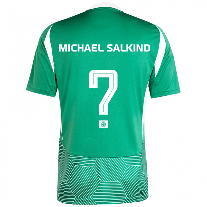 Kinder Liav Michael Salkind #0 Grün Weiß Heimtrikot Trikot 2024/25 T-Shirt Österreich