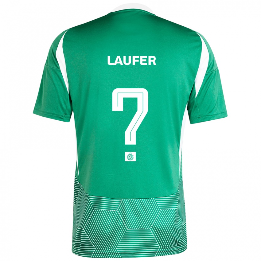 Kinder Ronny Laufer #0 Grün Weiß Heimtrikot Trikot 2024/25 T-Shirt Österreich