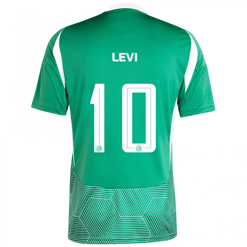 Kinder Yarin Levi #10 Grün Weiß Heimtrikot Trikot 2024/25 T-Shirt Österreich