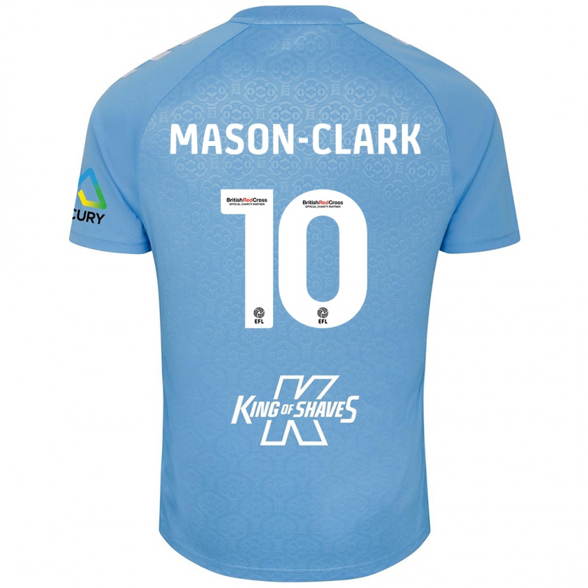 Kinder Ephron Mason-Clark #10 Blau Weiß Heimtrikot Trikot 2024/25 T-Shirt Österreich