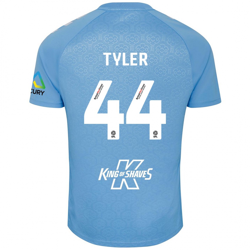 Kinder Cian Tyler #44 Blau Weiß Heimtrikot Trikot 2024/25 T-Shirt Österreich