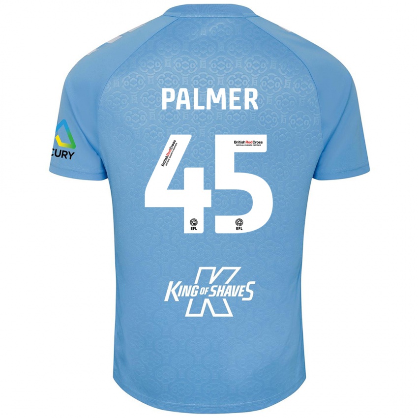 Kinder Kasey Palmer #45 Blau Weiß Heimtrikot Trikot 2024/25 T-Shirt Österreich