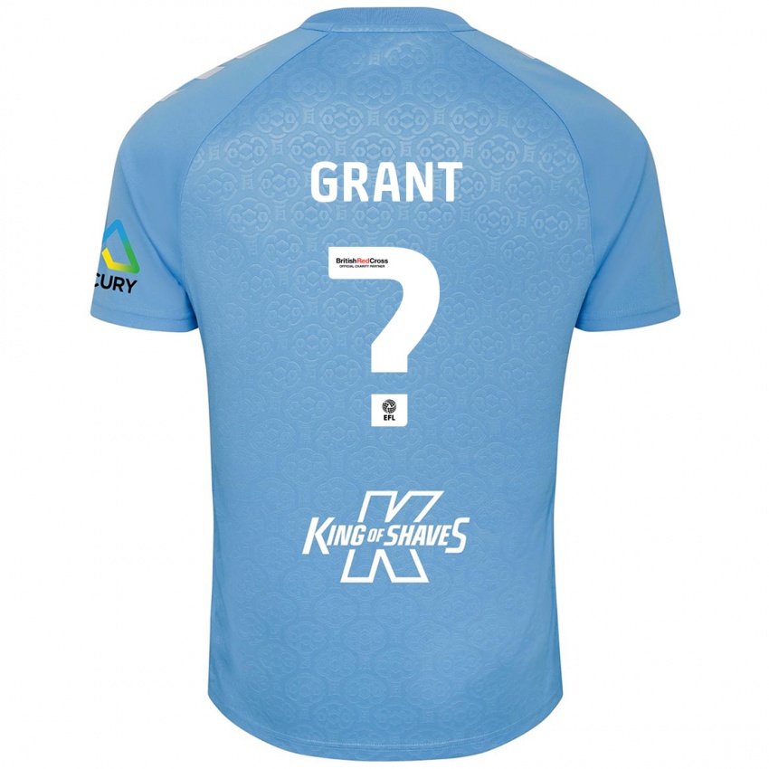 Kinder Rio Grant #0 Blau Weiß Heimtrikot Trikot 2024/25 T-Shirt Österreich