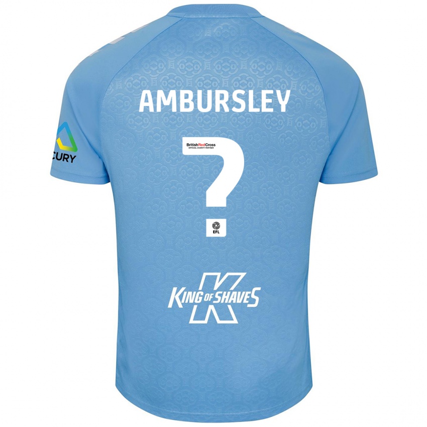 Kinder Conrad Ambursley #0 Blau Weiß Heimtrikot Trikot 2024/25 T-Shirt Österreich