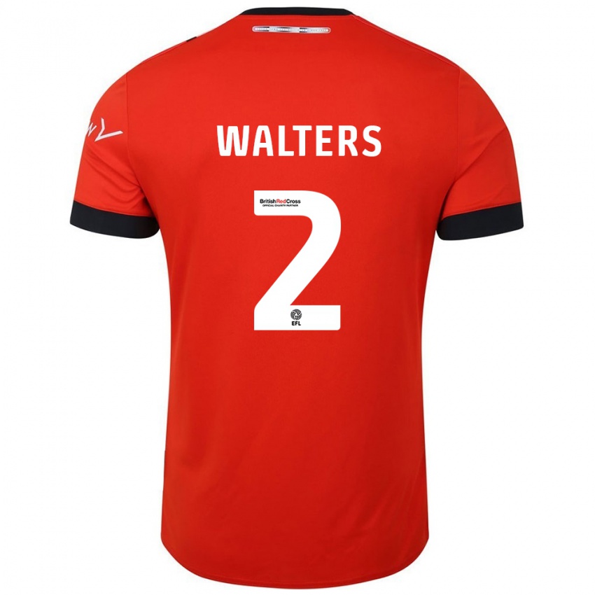 Kinder Reuell Walters #2 Orange Schwarz Heimtrikot Trikot 2024/25 T-Shirt Österreich