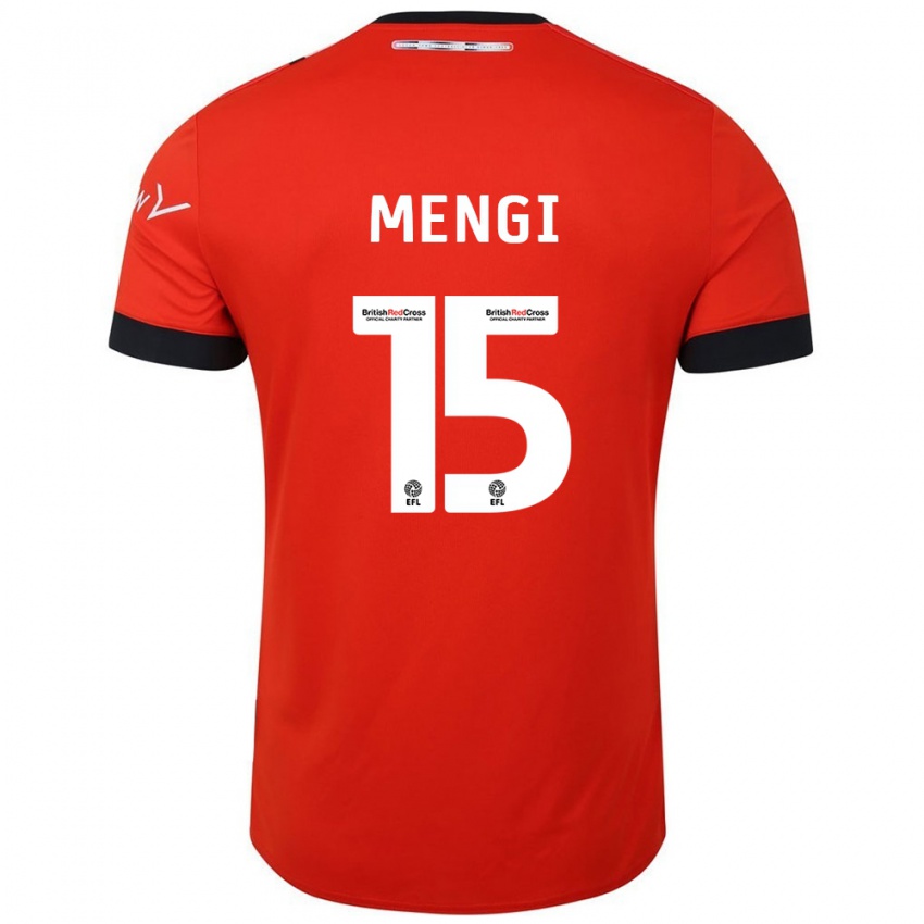 Kinder Teden Mengi #15 Orange Schwarz Heimtrikot Trikot 2024/25 T-Shirt Österreich